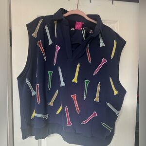 Colorful Embroidered Sleeveless Top